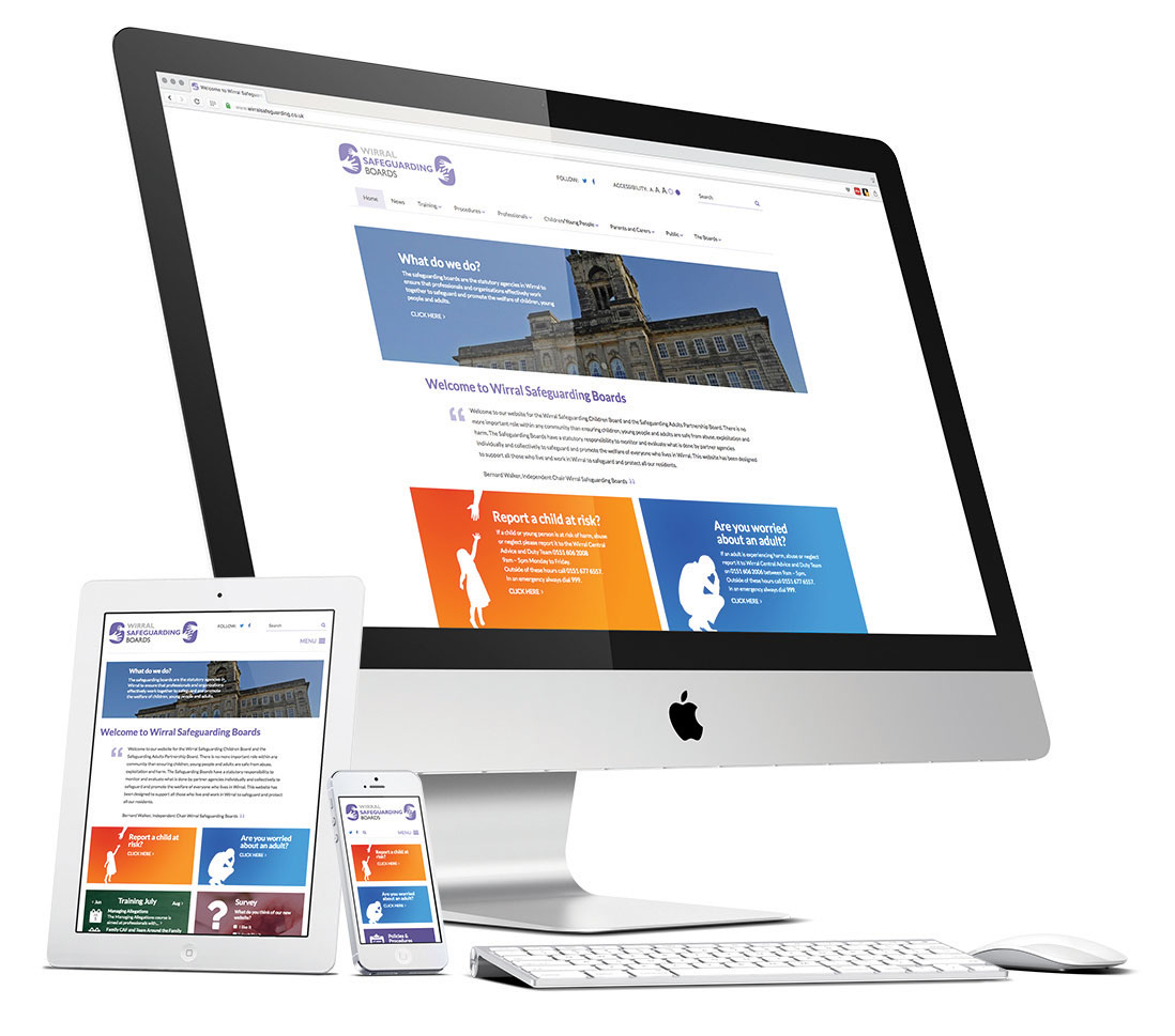 Wirral Safeguarding Boards responsive website design