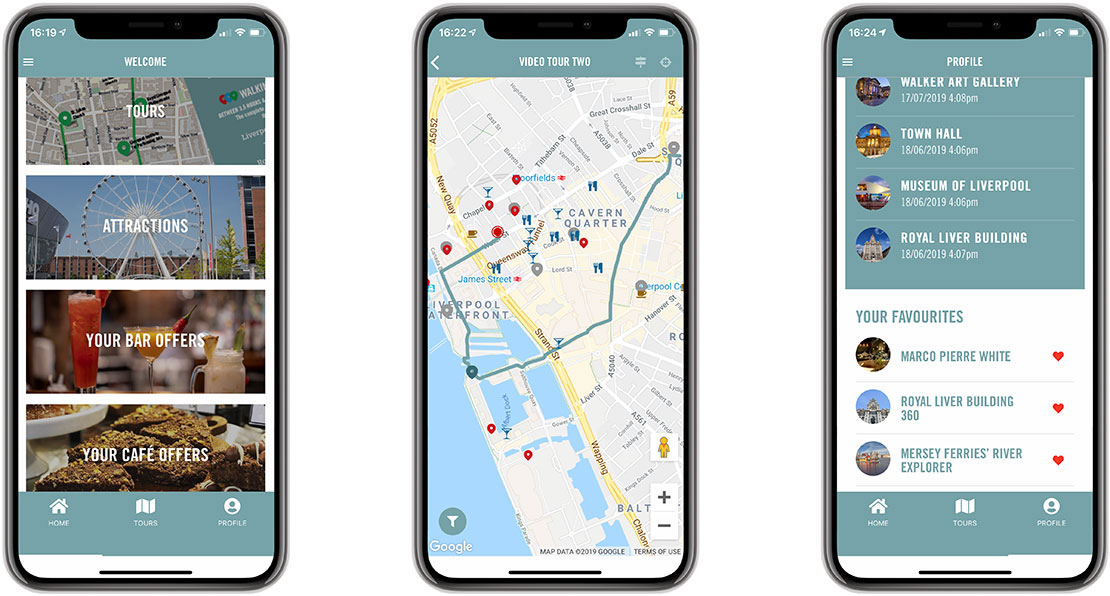 mobile video tours app